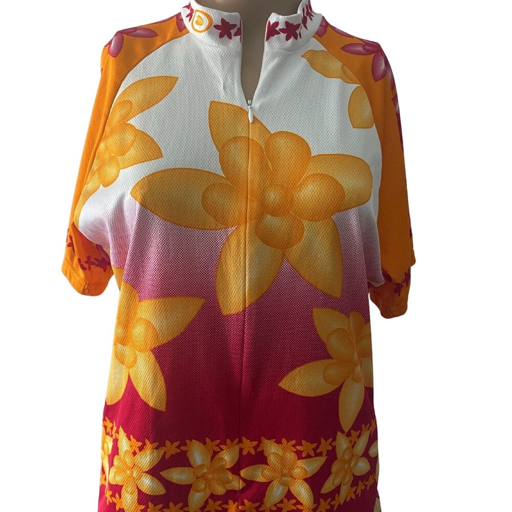 Performance Technical Bright Tropical Size XL Cycling Jersey